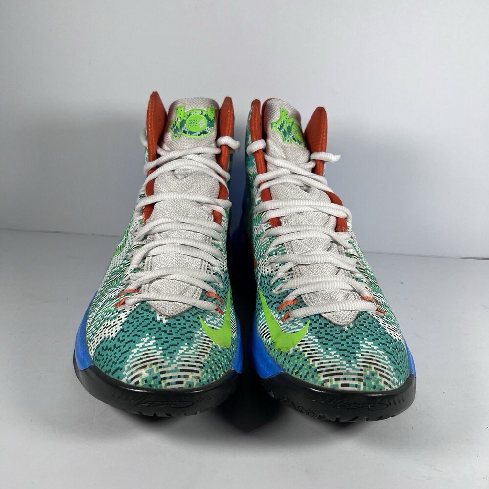 Nike ID Kevin Durant KD 6 Custom Colorway Lace Up Basketball Shoes 5.5 Youth - Picture 2 of 8